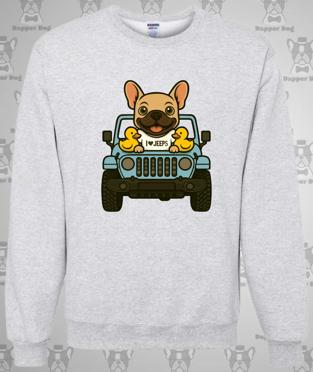 Jeep Frenchie Crewneck