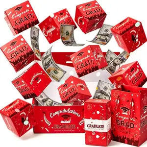 2026 Graduation Surprise Bounce Gift Box, Creative Foldable Bounce Envelope Box, Luxury Paper Explosion Gift Box, Ideal for Birthdays, Anniversaries, Valentine's Day, Engagements, Graduations