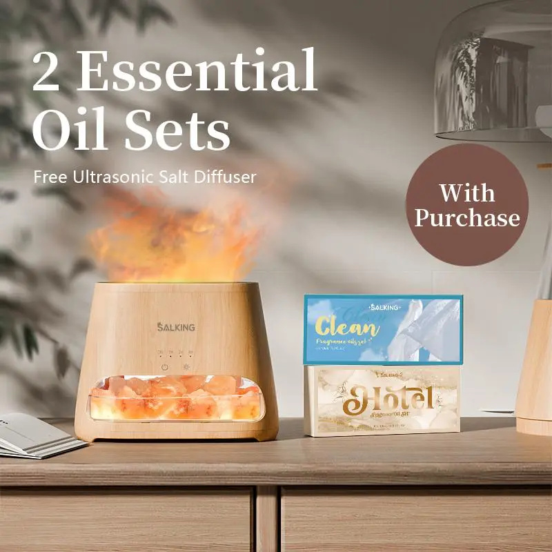 Clean oil set+Hotel oil set+ WOODEN Diffuser