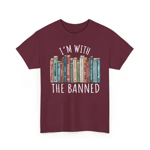 I'm With The Banned T-Shirt, Save The Books Shirts