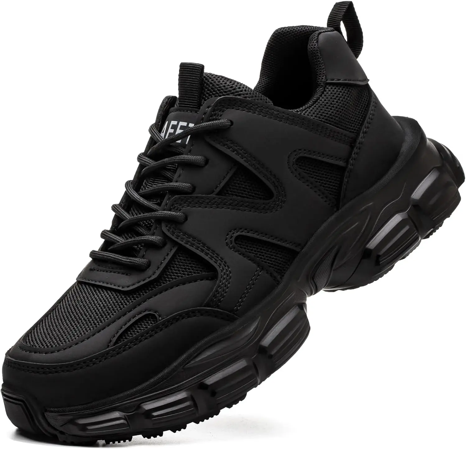 SAPASPUR Safety Steel Toe Work Shoes