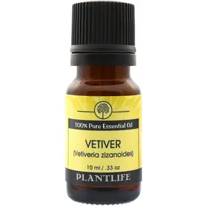 Plantlife Vetiver Essential Oil 10 ml – Deep Earthy Grounding Aromatic Oil
