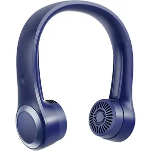 Portable Neck Fan Mini Wireless Electric Fans Bladeless 4000mah 3 Speed