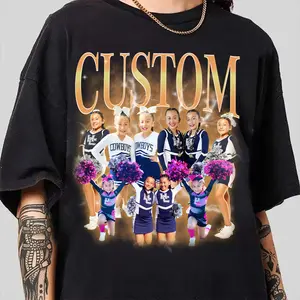 Custom Kids Photo T-Shirt, Vintage Rap Bootleg Style Shirt CT26010101