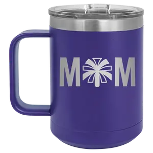 Mom Cheer 15 oz Mug | Purple