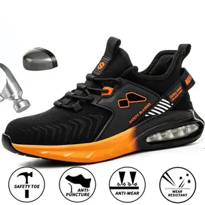 Work Safety Shoes Steel Toe Cap Work Sneakers Protective Indestructible