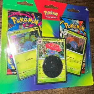 Perfect Order 2 Pack Blister with Promos - Includes Oddish, Vileplume, Gloom, and Seed Bomb Cards