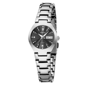 Women's Stainless Steel Quartz Watch Water-resistant analog women's watch (with day and date display) Classic Business-Casual Fashion Watch Suitable for parties and everyday commuting