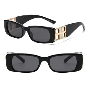 Small Square Frame Sunglasses Women Retro Rectangle Cat Eye Sun Glasses Men Shades luxury