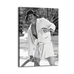 Christmas Bathroom Funny Poster Canvas Oil Decor Wall Art Painting Modern Aesthetic Print Decoration Waterproof Gift Idea for Home Preferred Gift Giving Option