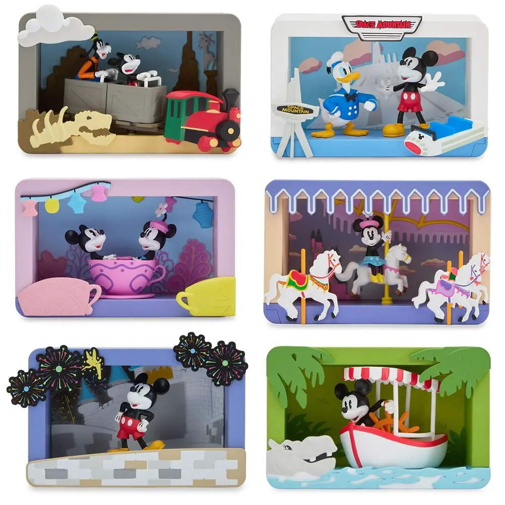 Disney Store Mickey Mouse and Friends Disney Parks Diorama Mystery Figure