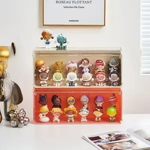Blind Box Display Figure Storage Wall-Mounted Dustproof Showcase Hanging Handicraft Cabinet Organizer Rack