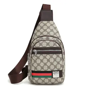 Men's Crossbody Messenger Bag - Multifunctional Crossbody Bags with Shoulder & Chest Carry Options, Earphone Port