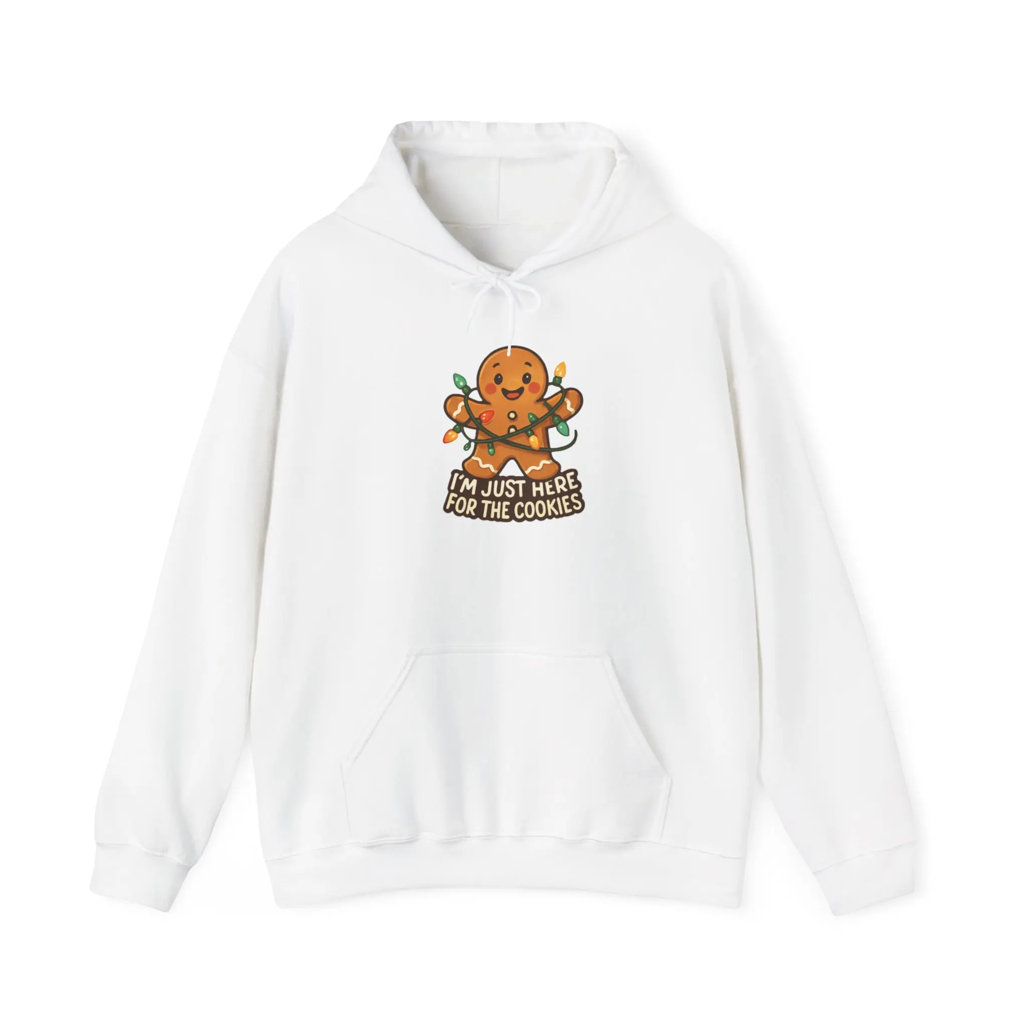 Christmas Gingerbread Cookie Character Hoodie | I'm Just Here For The Cookies