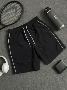 Men’s Outdoor Training Shorts — Summer Basic Fashion, Five-Pocket Design, Non-Stretch, Straight-Cut, Street Style