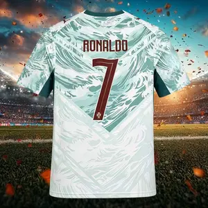 2026 Portugal Home No. 7 Ronaldo Short-Sleeve Soccer Jersey