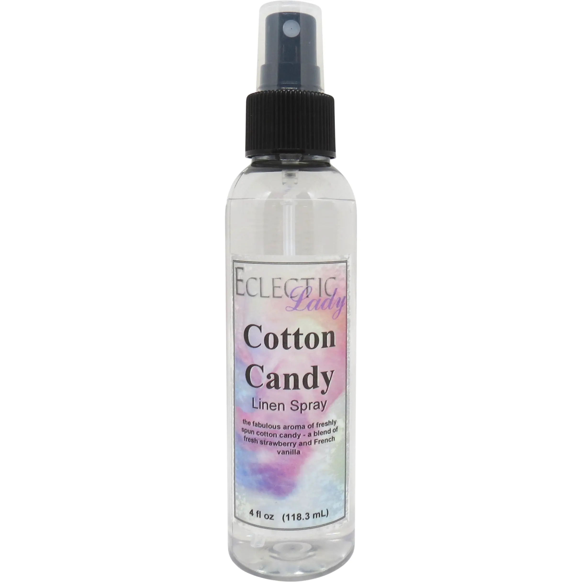 Cotton Candy Linen and Sheet Spray - No Artificial Colors, Parabens, or Preservatives - Long-Lasting Scent for Bed, Fabric & Pillow