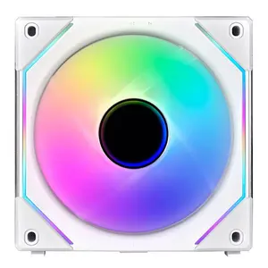 212 MAIN Lian-Li 120 mm UNI FAN SL Infinity Fluid Dynamic Bearing Case Fan - White, Low Noise Cooling Computer Accessory