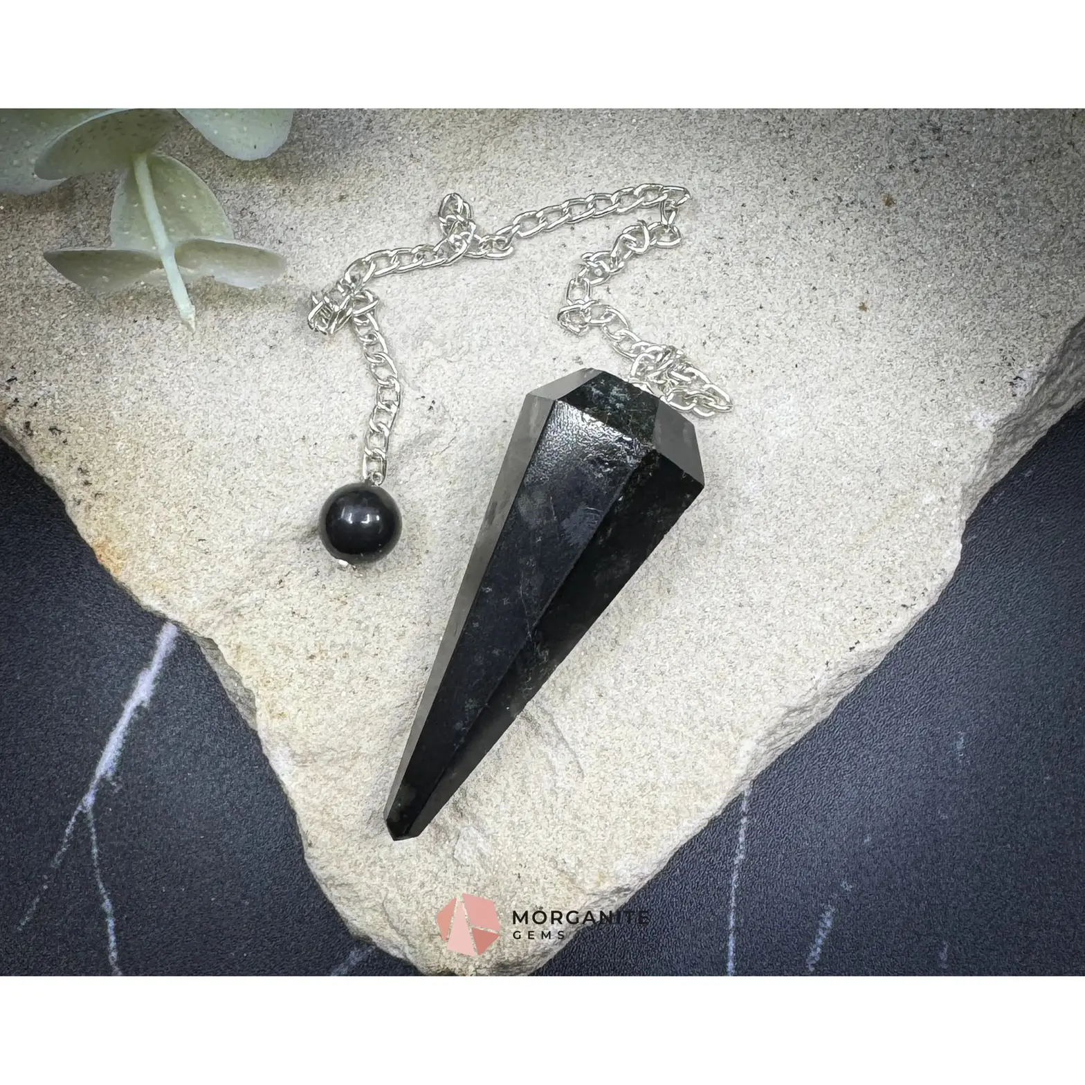 Black Obsidian Pendulum for Protection, Grounding & Energy Clearing