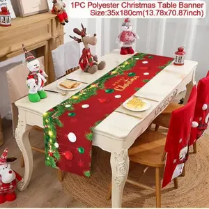 Vikama Christmas Table Runner, Festive Decoration for Kitchen & Dining Tables, Perfect Holiday Decor Accessory, Enhance Your Home Celebrations