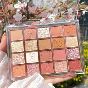 Palette Pearly Eyeshadow Glitter Earth Color Eyeshadows Shiny Eye Shadow Pallet Makeup Pigmentos Cosmetic Free Shipping