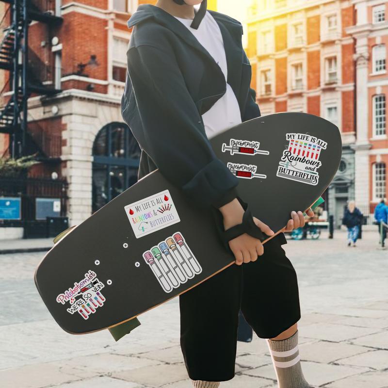 20 PCS Stickers Pack Phlebotomy Aesthetic Vinyl Colorful Waterproof Laptop Water Bottle Bumper Car Bike Luggage Guitar Skateboard