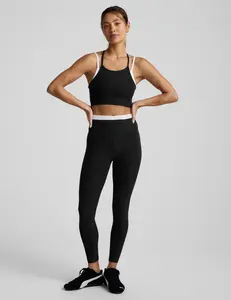 Spacedye Layered High Waisted Midi Legging