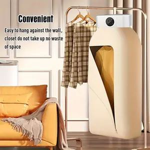 Portable Clothes Dryer, Smart Temperature Control, Fast Drying, Dual Mode, Space-Saving Design, with Integrated Handle, Perfect for Travel, Apartments, Campers - Efficient and Safe Camping Essential |   Modern Drying Technology |   Compact Dryer