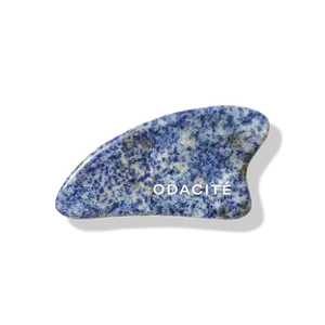 Crystal Contour • Blue Sodalite • Gua Sha