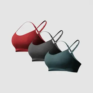 Gymreapers Infinity Seamless Sports Bra for Women – 3 Pack Bundle | Compression Fit, 4-Way Ultra-Stretch Fabric, Racerback Design, Adjustable Straps, Removable Pads, Breathable for Workouts & Daily Wear