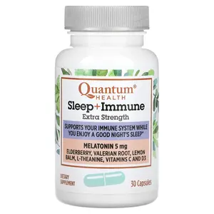 Quantum Health Sleep + Immune, Melatonin, 30 Capsules