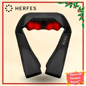 Neck and Back Massager with Heat Function 8 Kneading Nodes Adjustable Speeds 15-Minute Auto-Shutoff Lightweight Daily Use Valentine's Gift For Him & Her tiktokshopmemorialday   Relief Roller