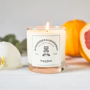 Mangosteen & Grapefruit Candle Decor Glass Scent