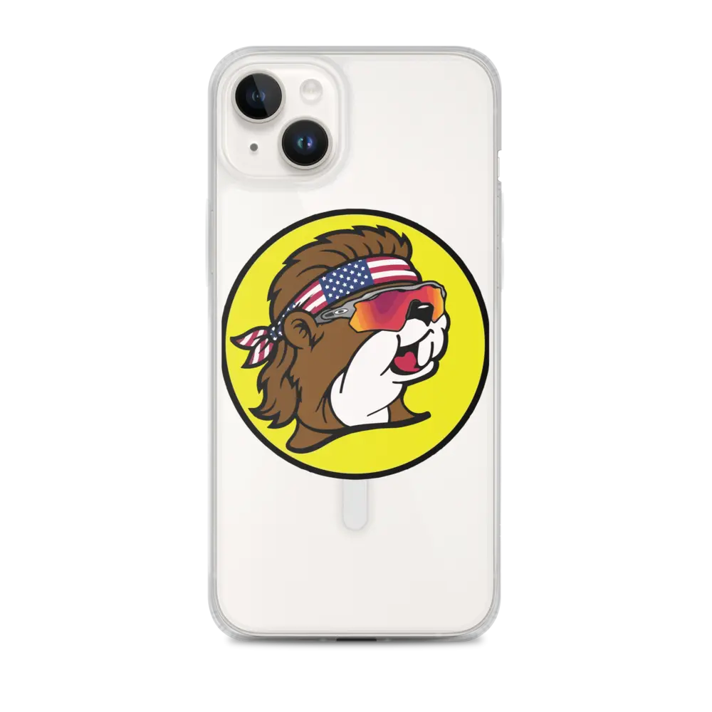Crazy Badger Merica MagSafe® clear case for iPhone®