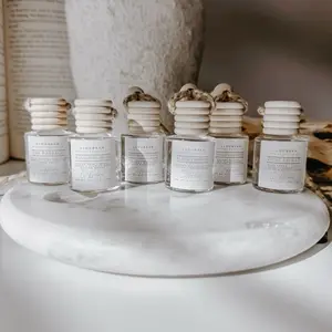 Bookish Car Diffusers Scented Car Freshener for Book Lovers Hand Blended with Premium Fragrance Oils Long Lasting Aesthetic Car Accessories Cozy Literary Inspired Scents