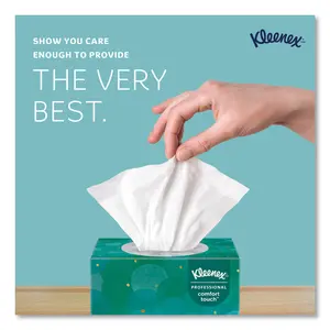 Kleenex Pop-up Box Facial Tissues, White, 2-Ply, 95 Sheets, 6 Boxes (21271)