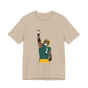 Micah Parsons Packers Celebration T-Shirt - Men's Adult Sizes, 100% cotton tee, unisex style