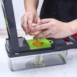 [15 In 1 Multifunctional Chopper] 15 In 1 Multifunctional Vegetable Chopper - Pro Onion Chopper, Food Slicer Dicer Cutter, Kitchen Essential Gadget With 7 Blades - For Effortless Potato, Tomato, Cucumber & Carrot Preparation