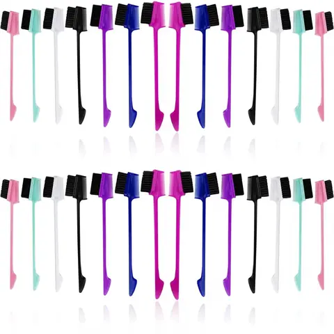 3 in 1 Hair Edge Brush Double Sided Hair Comb Pack Smooth Brush Comb Grooming