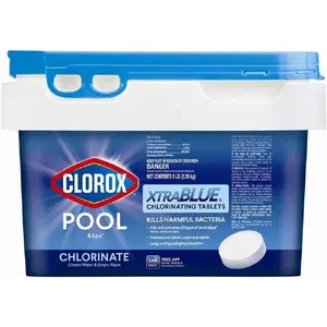 XTRABLUE 3" Chlorinating Tablets, Individually Wrapped, Kills Bacteria & Stops Algae (5 LB)