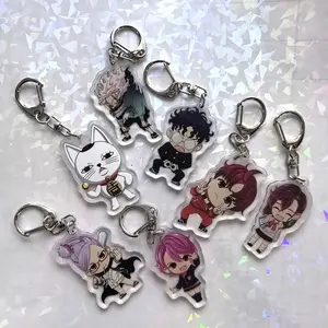 Anime Keychain Dandadan Momocute Cartoon Key Ring Jewelry Girl Pendant Fashion Children Gift Accessories Bag Charms Acrylic