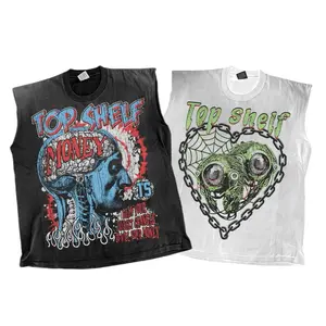 Top Shelf Sleeveless Tee for Men, Street Wear Menswear