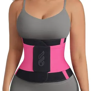FeelinGirl Neoprene Waist Trainer Belt for Women Adjustable Hook Loop Tummy Control Slimming Waist Cincher Sweatproof SuperBrandDay