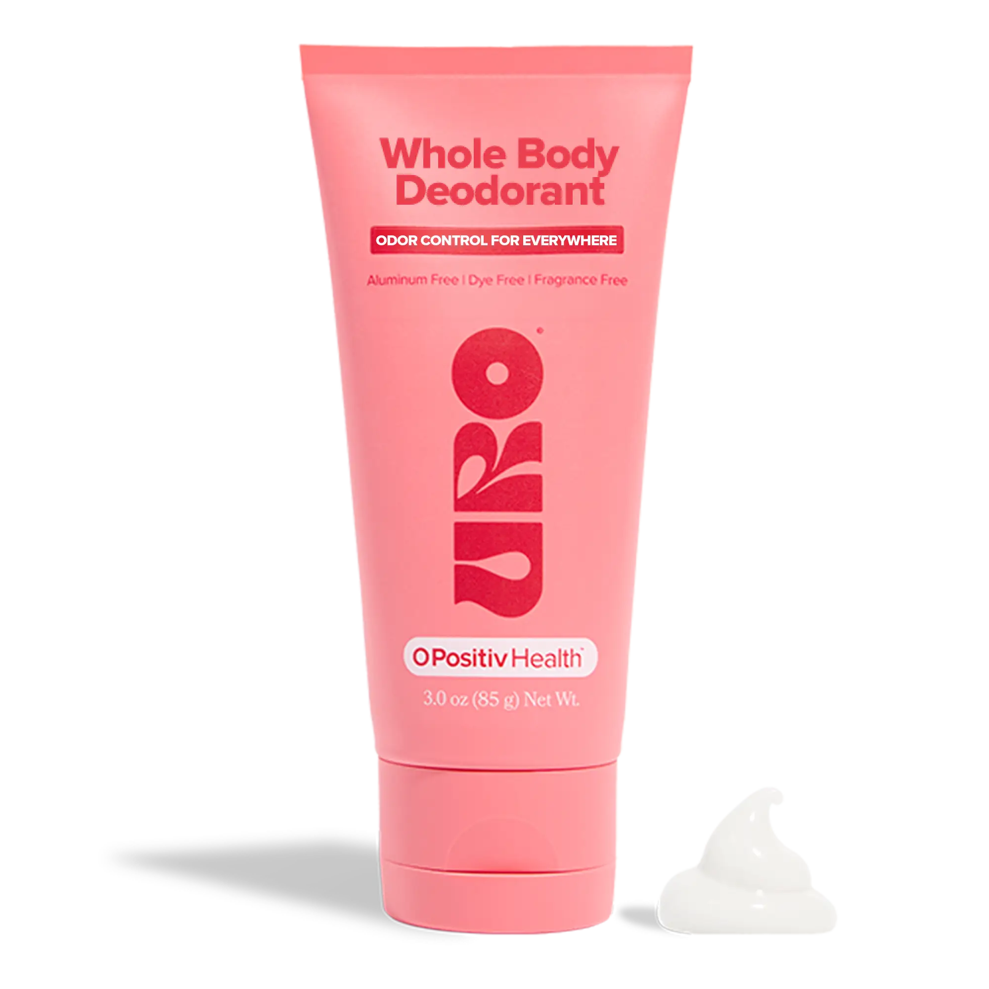 URO Whole Body Deodorant - Odor Control, Moisture Control, Anti-Chafing – 3 Oz Tube