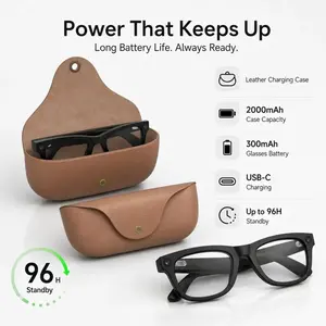 2026 New Smart Camera Glasses: 1080p Stabilized Video Recording, Touch-Button Controls—Ideal for Hands-Free Photography During Travel and Outdoor Adventures. Lightweight and Comfortable; Perfect for Daily Wear, Travel, and Commuting | Easter Gift