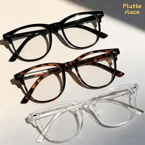 3 Pack Blue Light Blocking Glasses Retro Full Frame Lightweight Screen Protection Eyewear for Men Women Computer Gaming Work Study Travel Everyday Use Fashion Clear Lens Glasses Set 2026 Trend tiktokshopspringglowup