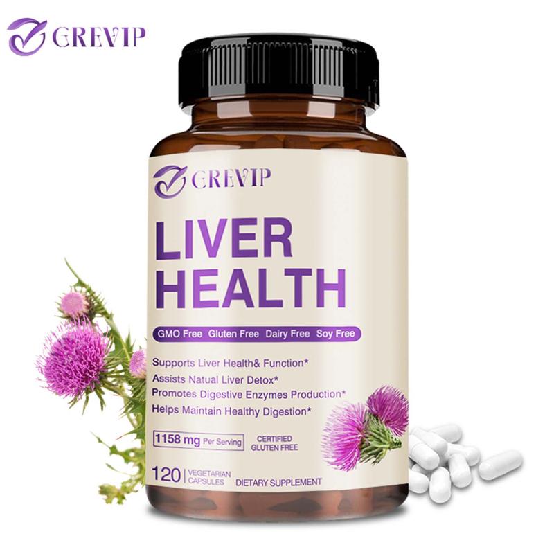 Liver Detox & Repair - Milk Thistle Extract Liver Health Formula for Liver Detox - Liver Capsules with Turmeric, Ginger, Dandelion, Zinc and More