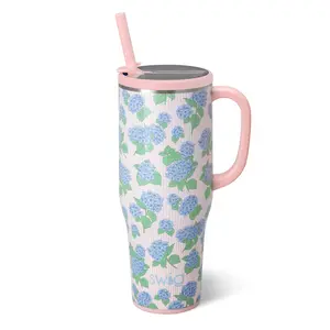 Hydrangeas Mega Mug 40oz
