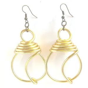 Gold Tori Earrings - Perfect for Any Occasion, Handcrafted with Love, Lightweight, Lead-Free Aluminum Wire, Size Small/Large