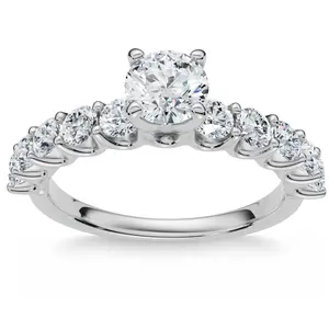 1 Ct Diamond Engagement Ring in 14k White, Yellow, or Rose Gold